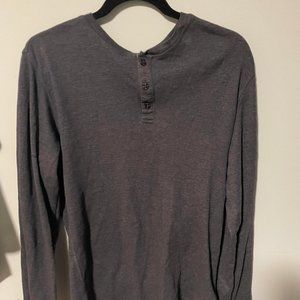 Perry Ellis Gray Long Sleeve
